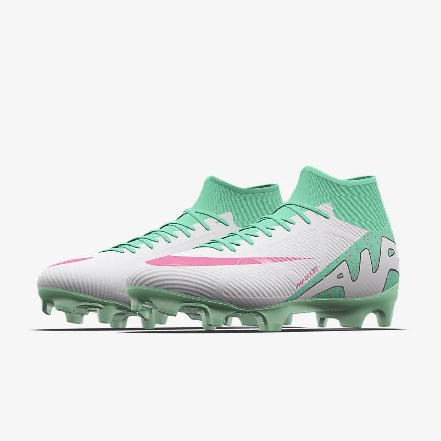 Giày Nike Mercurial Superfly 9 Academy By You Nữ Trắng Xanh